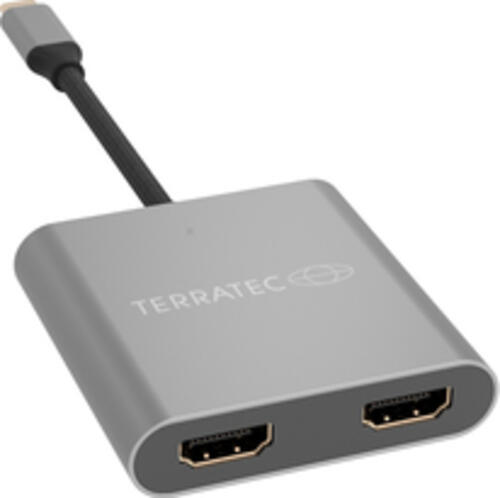 Terratec Connect C10 USB-Grafikadapter Grau