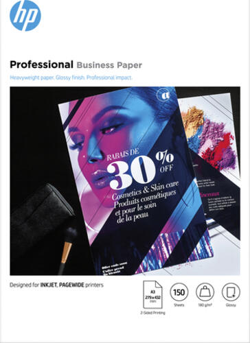 HP Professional Business Papiersorten, Glänzend,