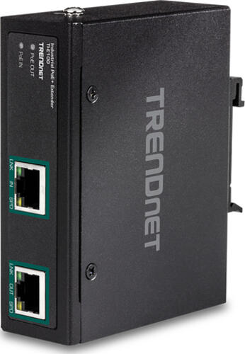 Trendnet TI-E100 Netzwerk-Erweiterungsmodul Netzwerksender Schwarz 10, 100, 1000 Mbit/s