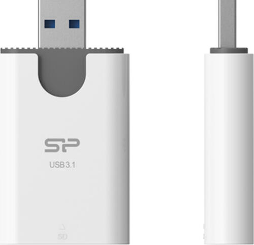 Silicon Power Combo Kartenleser USB 3.2 Gen 1 (3.1 Gen 1) Type-A Grau, Weiß