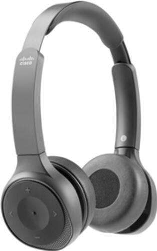 Cisco 730 Kopfhörer Verkabelt & Kabellos Kopfband Anrufe/Musik Bluetooth Schwarz, Karbon
