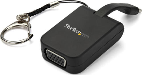 StarTech.com Tragbarer USB-C-auf-VGA-Adapter mit Quick-Connect-Schlüsselbund
