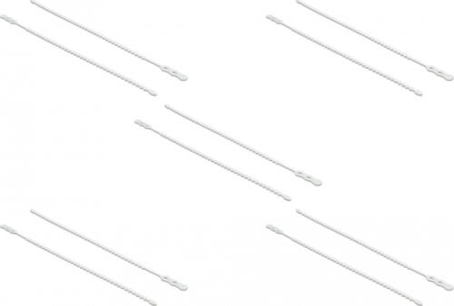 DeLOCK 18965 Kabelbinder Kabelbinder mit Perlen Polyamid Weiß 10 Stück(e)
