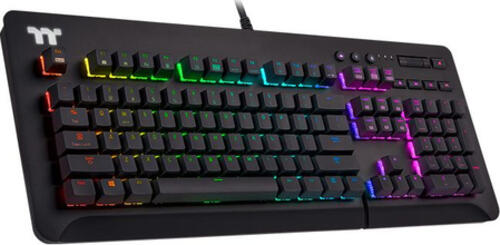 Thermaltake Level 20 GT RGB Gaming Keyboard schwarz, Layout: DE, mechanisch, Cherry MX SPEED RGB Silver, RGB, Gaming-Tastatur