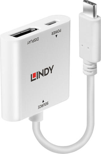 Lindy 43289 USB-Grafikadapter 3840 x 2160 Pixel Weiß