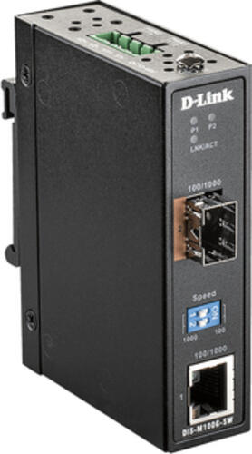D-Link DIS-M100G-SW Netzwerk Medienkonverter 4000 Mbit/s Multi-Modus, Einzelmodus Schwarz