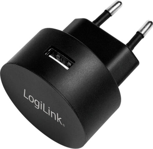 LogiLink USB Steckdosenadapter, 1x USB-Port für Fast Charging, 10,5W