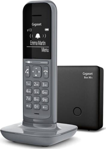 Gigaset CL390A Analoges/DECT-Telefon Grau