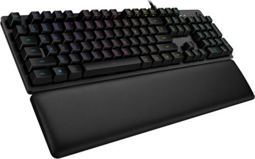 Logitech G G513 CARBON LIGHTSYNC RGB Mechanical Gaming Keyboard with GX Red switches Tastatur USB Russisch Karbon
