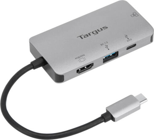 Targus DOCK418EUZ laptop-dockingstation & portreplikator Kabelgebunden USB 3.2 Gen 1 (3.1 Gen 1) Type-C Grau