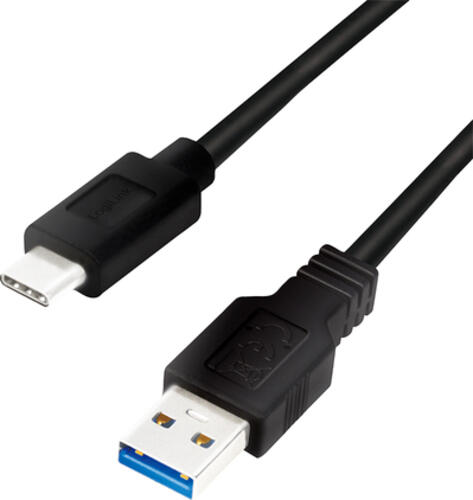 LogiLink CU0171 USB Kabel 3 m USB 3.2 Gen 2 (3.1 Gen 2) USB A USB C Schwarz