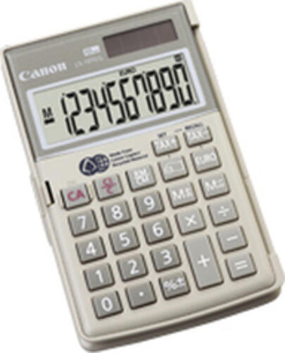 Canon LS-10TEG Taschenrechner Tasche Finanzrechner Grau
