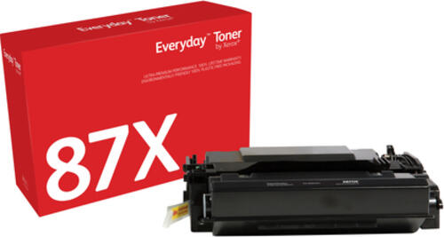 Everyday  Schwarz Toner von Xerox, kompatibel mit HP 87X (CF287X/ CRG-041H), High capacity