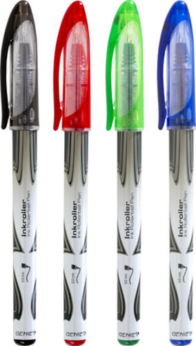 Genie 40018 Tintenroller Stick Pen Schwarz, Blau, Grün, Rot 12 Stück(e)