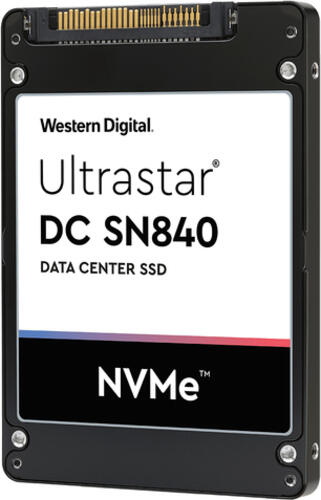 7.7 TB SSD Western Digital Ultrastar DC SN840 - 1DWPD, U.2/SFF-8639 (PCIe 3.1 x4/2x2), lesen: 3311MB/s, schreiben: 3057MB/s, TBW: 14.016PB