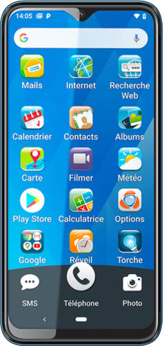 ORDISSIMO LeNumro2 16 cm (6.3) Single SIM Android 10.0 4G USB Typ-C 4 GB 64 GB 4000 mAh Schwarz