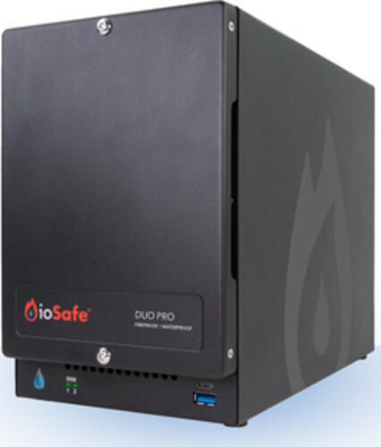 ioSafe Duo Pro Disk-Array 16 TB Desktop Schwarz