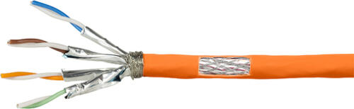 LogiLink CPV0061 Netzwerkkabel Orange 200 m Cat7 S/FTP (S-STP)