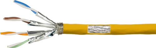 LogiLink CPV0070 Netzwerkkabel Gelb 100 m Cat7a S/FTP (S-STP)