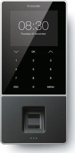 Safescan TM-828 SC Schwarz Fingerabdruck, Passwort, Näherungskarte, Smart card Gleichstrom TFT Ethernet/LAN