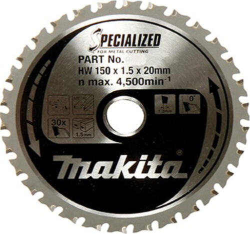 Makita B-47036 Sägeblatt f. Metall 150x20x32Z