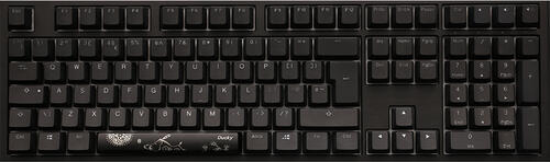 Ducky Shine 7 Tastatur USB Deutsch Schwarz
