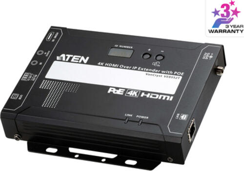 ATEN VE8952T Audio-/Video-Leistungsverstärker AV-Sender Schwarz