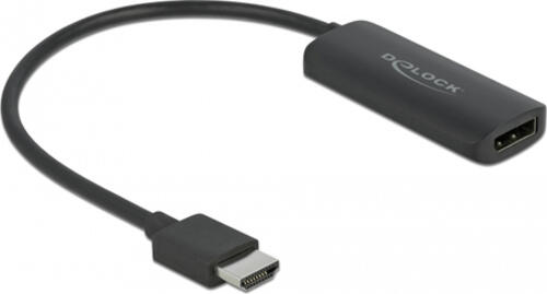 DeLOCK 63206 Videokabel-Adapter 0,24 m HDMI Typ A (Standard) DisplayPort + Micro-USB Schwarz
