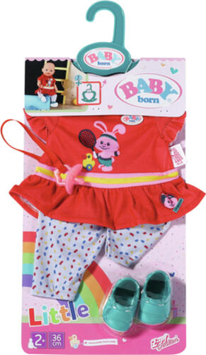 BABY born Little SportyOutfit red Puppen-Kleiderset