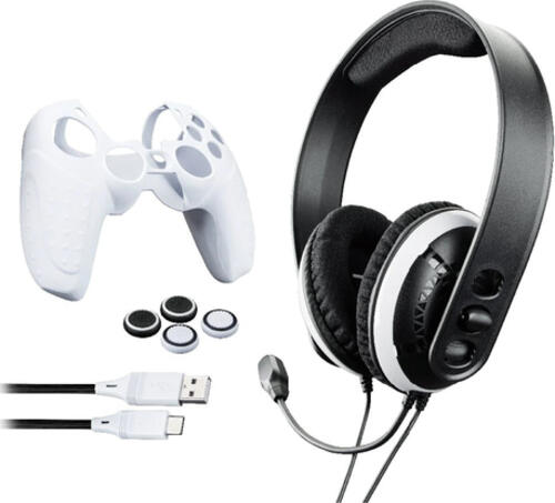 Raptor Gaming SK150 Kopfhörer Kabelgebunden Kopfband Schwarz, Weiß