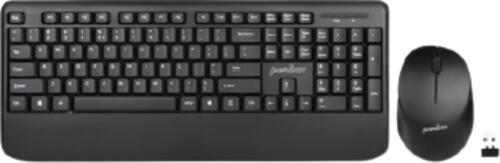 Perixx 11668 Tastatur Maus enthalten RF Wireless QWERTY US Englisch Schwarz