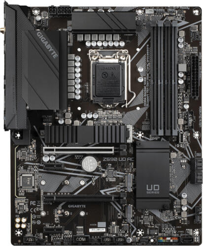 Gigabyte Z590 UD AC Motherboard Intel Z590 LGA 1200 (Socket H5) ATX