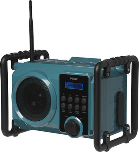 Denver WRD-50 Radio Tragbar Analog Schwarz, Türkis