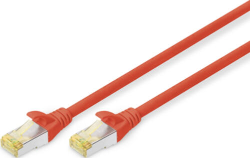 ASSMANN Electronic CAT6A S/FTP Netzwerkkabel Rot 1 m S/FTP (S-STP)