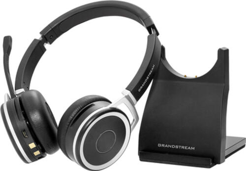 Grandstream Networks GUV3050 Kopfhörer & Headset Kabellos Kopfband Büro/Callcenter USB Typ-A Bluetooth Schwarz, Silber