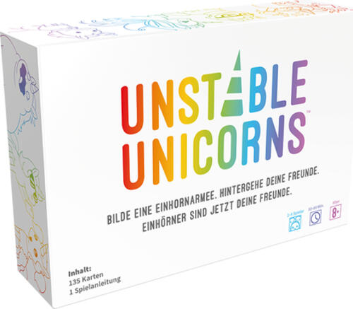 Asmodee Unstable Unicorns Kartenspiel Sammelkartenspiel