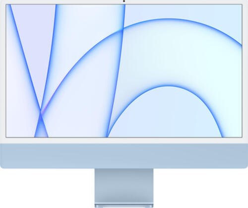 Apple iMac 24 blau, M1 - 8 Core CPU / 8 Core GPU,  8GB RAM, 512GB SSD, Gb LAN