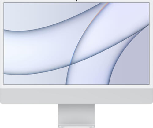 Apple iMac 24 silber, M1 - 8 Core CPU / 8 Core GPU,  8GB RAM, 256GB SSD, Gb LAN
