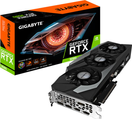 Gigabyte GAMING GeForce RTX 3080 OC 10G (rev. 2.0) NVIDIA 10 GB GDDR6X
