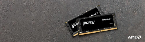 DDR4RAM 8GB  DDR4-3200 Kingston FURY Impact SO-DIMM&comma;  CL20-22-22
