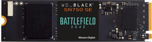 Western Digital WD_BLACK SN750 SE NVMe SSD - Special Edition Battlefield 2042 500GB, M.2 2280/M-Key/PCIe 4.0 x4, retail