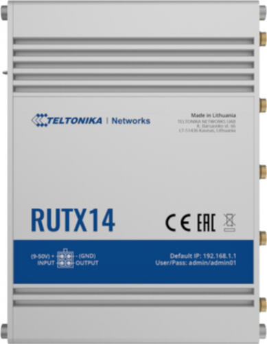 Teltonika RUTX14 Mobiles Netzwerkgerät Router für Mobilfunknetz