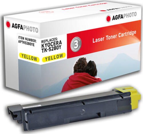 AgfaPhoto APTK5280YE Tonerkartusche 1 Stück(e) Kompatibel Gelb