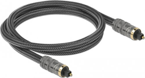 DeLOCK 86983 Audio-Kabel 1 m TOSLINK Anthrazit