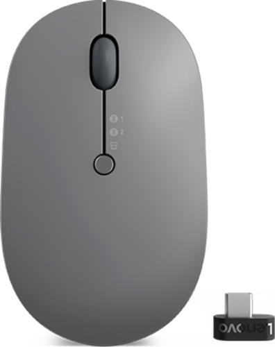 Lenovo Go Wireless Multi Device Maus Beidhändig RF Wireless + Bluetooth + USB Type-A Optisch 2400 DPI