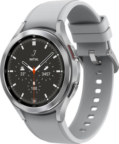 Samsung Galaxy Watch4 Classic 3,56 cm (1.4) OLED 46 mm Digital 450 x 450 Pixel Touchscreen 4G Silber WLAN GPS