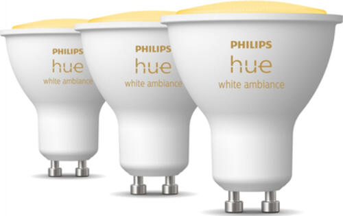 Philips Hue White ambience GU10 - Smarter Spot Dreierpack - 350