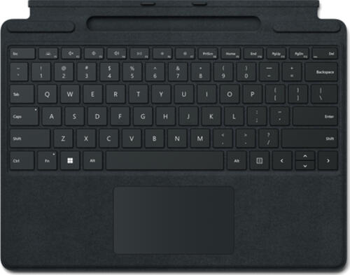Microsoft Surface Pro Signature Keyboard Schwarz Microsoft Cover port QWERTY Spanisch