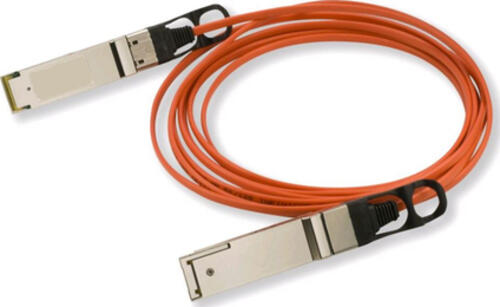 HPE DC 40G QSFP+to QSFP+7m AOC InfiniBand/Glasfaserkabel Orange