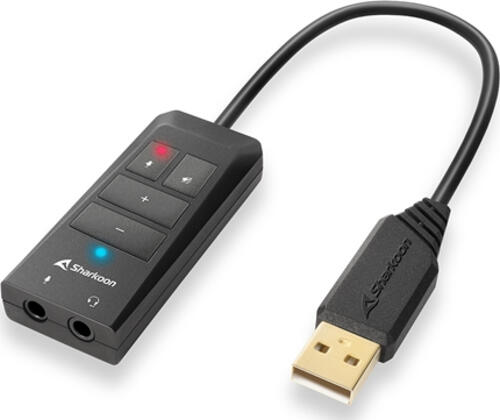 Sharkoon 4044951034215 Audiokarte 7.1 Kanäle USB